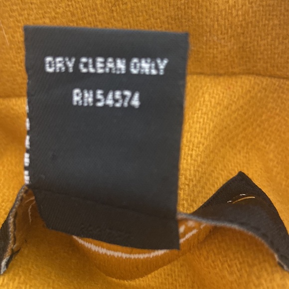 Metropolitan  Wool double breasted blazer jacket 2 pockets career crop elegant - Picture 10 of 16